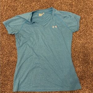 Under Armour Green Fitted Short Sleeve T-Shirt